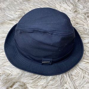 Stetson Black Water Repellent Bucket Hat Size 7 1/8  Made in USA